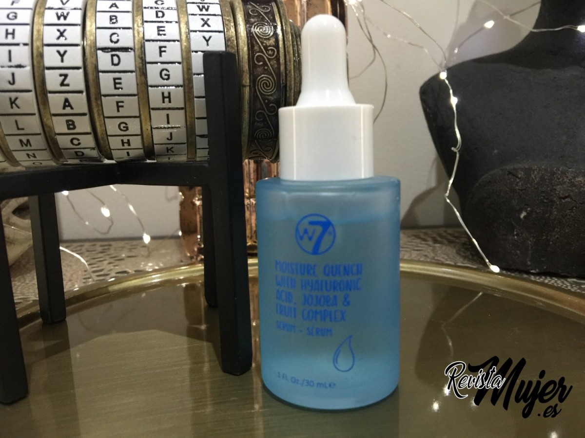 W7 sérum hidratante Moisture Quench.