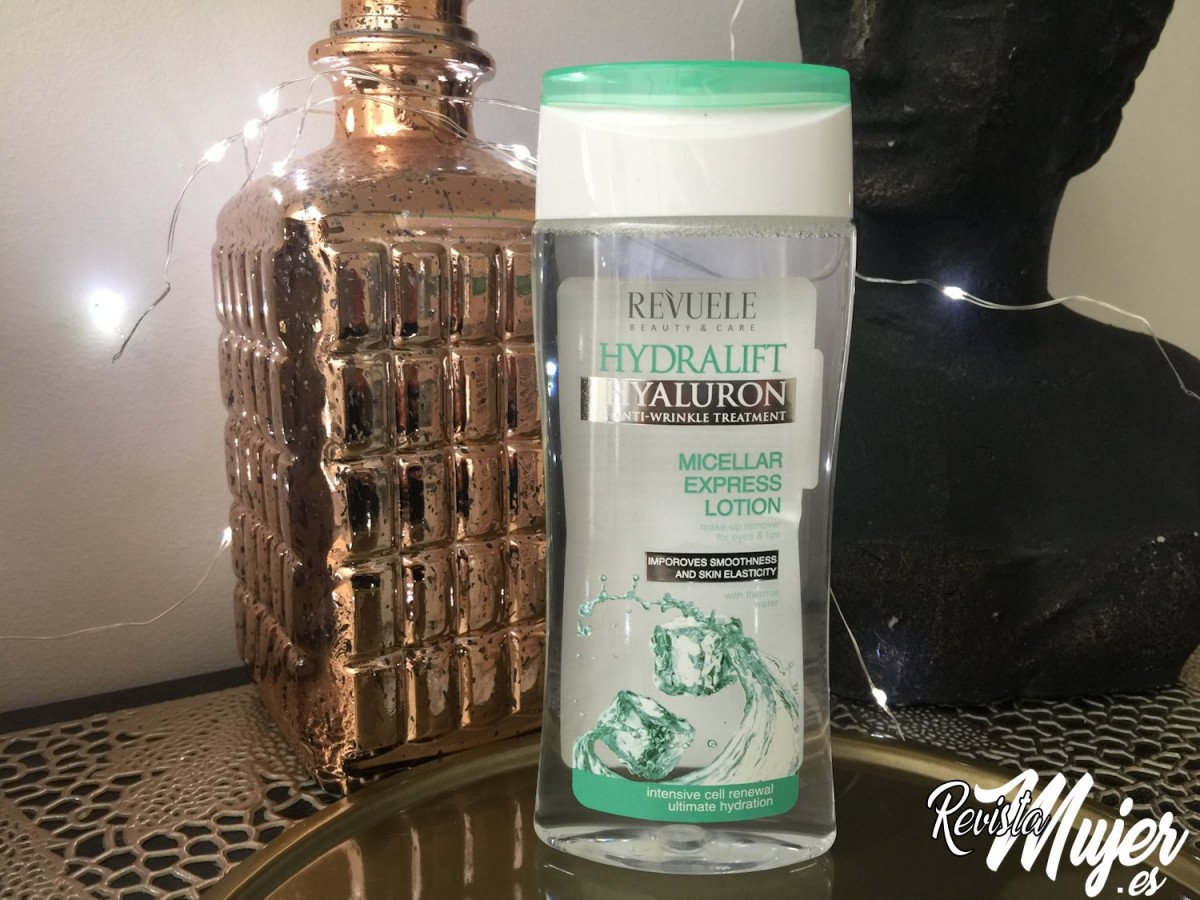 Revuele-Loción micelar express Hydralift Hyaluron-antiarrugas.